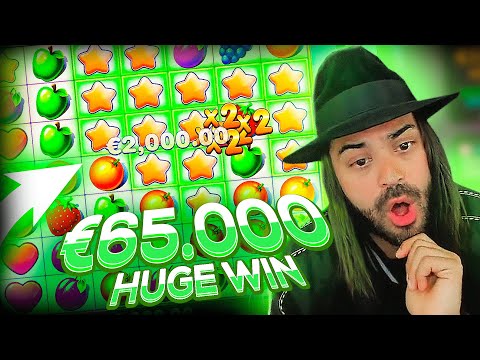 Streamer Record win 65.000€ on FRUIT PARTY slot – TOP 5 Mega wins of the week