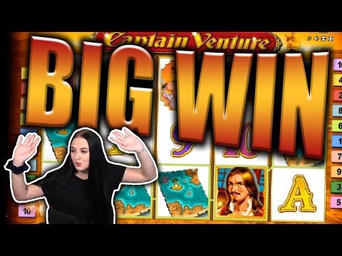 BIG WIN on CAPTAIN VENTURE Slot – Casino Stream Big Wins