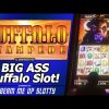 BIG ASS Buffalo Stampede Slot – Super Big Win in New “Behemoth” Cabinet by Aristocrat