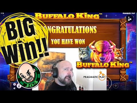 Buffalo King Slot Gives a Big Win!!