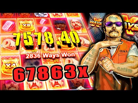 SAN QUENTIN xWAYS SLOT – 67863x WIN!