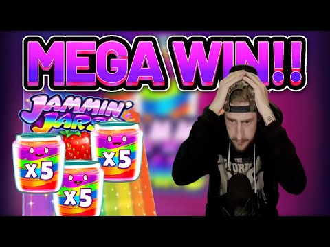 MEGA WIN!!!! JAMMIN JARS BIG WIN – Casino Slot from Casinodaddy LIVE STREAM