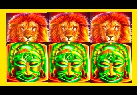 💰MEGA BIG WIN!!!💰 KING OF AFRICA WMS SLOT MACHINE BONUSES!