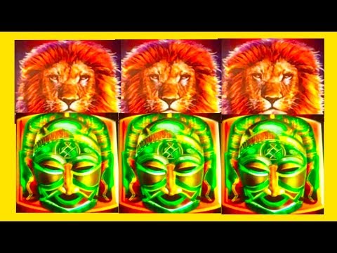 💰MEGA BIG WIN!!!💰 KING OF AFRICA WMS SLOT MACHINE BONUSES!