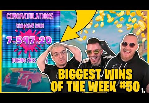 BIGGEST WINS OF THE WEEK 50! INSANE BIG WINS on Online Slots!