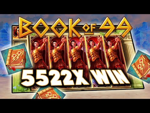 BOOK OF 99 📕 📕 📕 5,522x MEGA WIN!