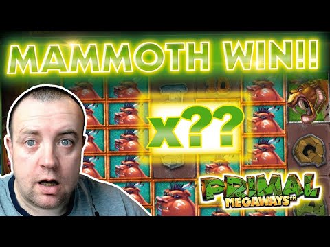 MAMMOTH WIN on PRIMAL MEGAWAYS SLOT !