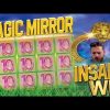 MAGIC MIRROR DELUXE SLOT PAYS A MASSIVE WIN!