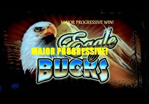 JACKPOT MEGA HANDPAY AINSWORTH EAGLE BUCKS Slot Machine MAJOR PROGRESSIVE WIN!