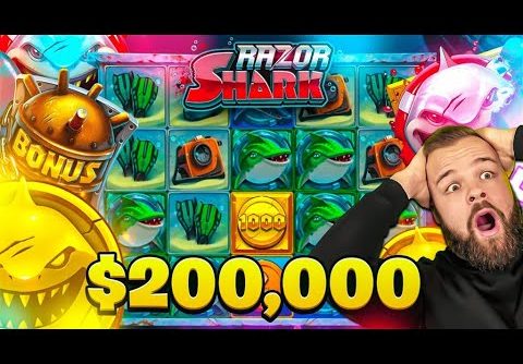 $200,000+ on Razor Shark (1000x Coin) 😱 Biggest Wins Of The Week 21