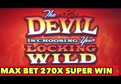 😈HAND OF THE DEVIL👿 270x SUPER BIG WIN BONUS!! New Konami Slot RING-TAILED WILDS | 5 FROGS Slot