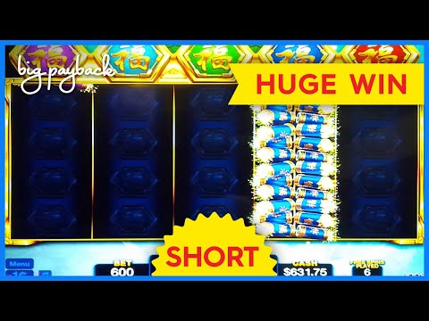 MEGA PROGRESSIVE! Sacred Dragon Slot – HUGE WIN! #Shorts