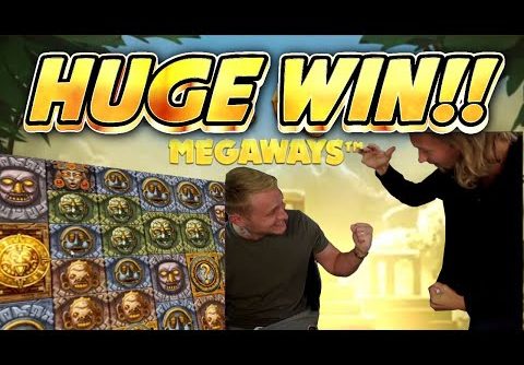 HUGE WIN!! GONZOS QUEST MEGAWAYS BIG WIN –  Casino slot from Casinodaddy LIVE STREAM
