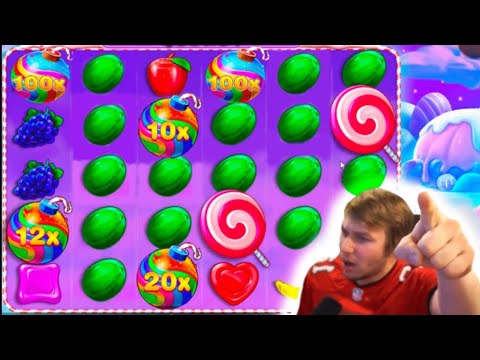 MEGA HUGE MASSIVE WIN ! Streamer Crazy Win on Sweet Bonanza Slot! BIGGEST WINS OF THE WEEK! #50 BITC