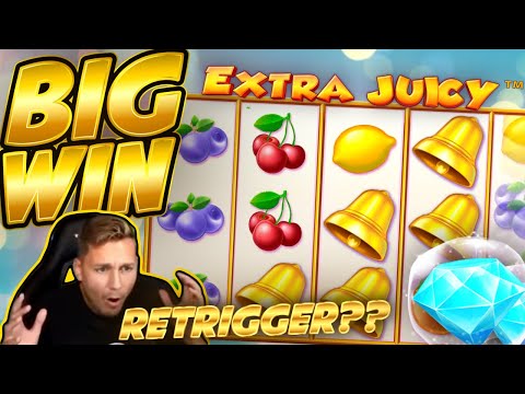 BIG WIN!!! Extra Juicy BIG WIN – Online slot played on CasinoDaddys stream