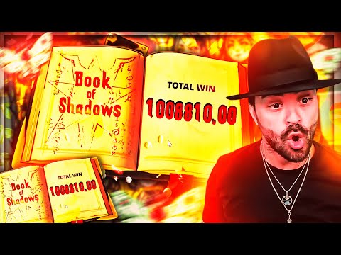 ROSHTEIN New World Record Win 1.000.000€ on Book of Shadow Slot – TOP 5 Mega wins of the week