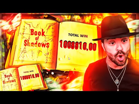ROSHTEIN New World Record Win 1.000.000€ on Book of Shadow Slot – TOP 5 Mega wins of the week