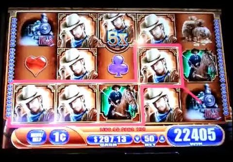 Laredo Mega Big Win Line Hit WMS Slot Machine