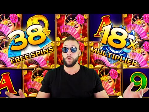 BIG WIN! PEKING LUCK slot at 38 Free Spins and MAX 18x Multiplier!