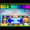 **MEGA BIG WINS!** RETRIGGERS! Mystical Unicorn (WMS) Slot Machine Bonus Montage