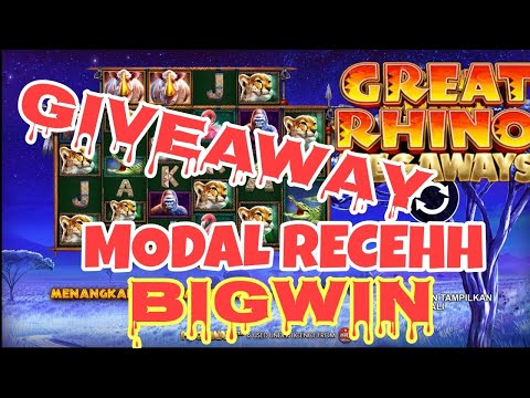 GREAT RHINO MEGAWAY | Recehan bisa bigwin |Pragmaticplay