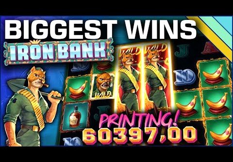 Top 10 BIGGEST WINS on IRON BANK Slot