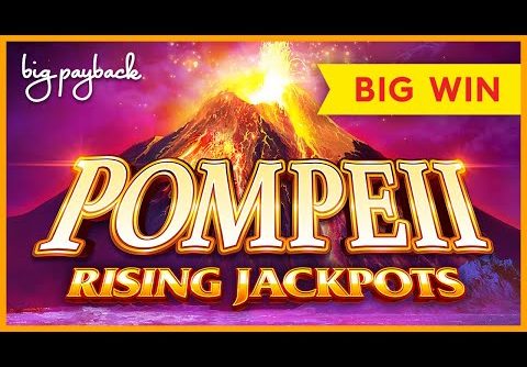 SURPRISE WIN! Pompeii Rising Jackpots Slot – BIG WIN BONUS!