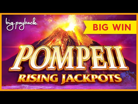 SURPRISE WIN! Pompeii Rising Jackpots Slot – BIG WIN BONUS!