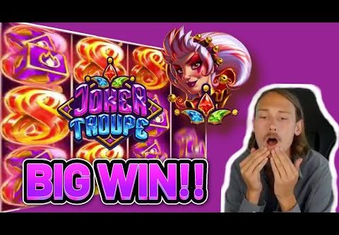 BIG WIN! JOKER TROUPE BIG WIN – €6 bet on CASINO Slot from CasinoDaddys LIVE STREAM (OLD WIN)