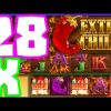 EXTRA CHILLI 🌶️  SLOT MEGA BIG WIN INSANE SESSION THIS GAME IS ON FIRE 🔥UP TO 28X MULTIPLIER‼️😱‼️