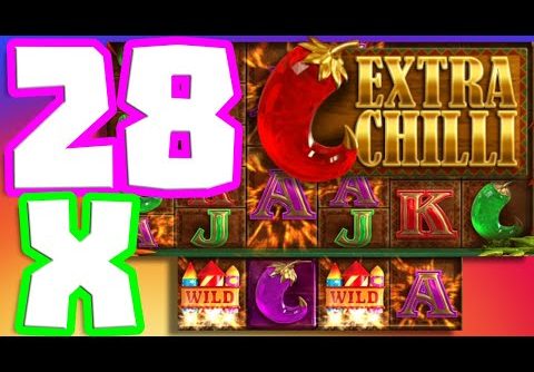 EXTRA CHILLI 🌶️  SLOT MEGA BIG WIN INSANE SESSION THIS GAME IS ON FIRE 🔥UP TO 28X MULTIPLIER‼️😱‼️