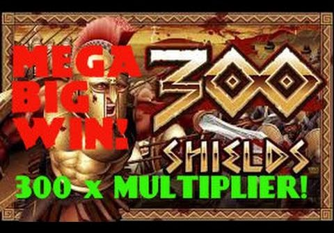 300 SHIELDS SLOT   **  MEGA BIG WIN!!! ** HUGE MULTIPLIER