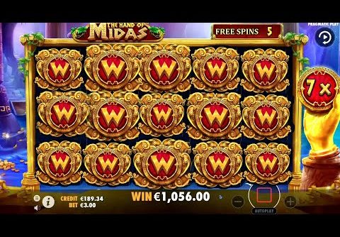 The Hand Of Midas Big Win Mega win Slot Casino