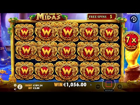 The Hand Of Midas Big Win Mega win Slot Casino