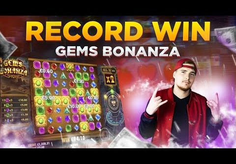 RECORD WIN on Gems Bonanza – THESE SLOTS PAYS HUGE!