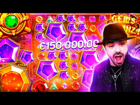 ROSHTEIN New Insane Win 55.000€ on Gems Bonanza Slot – TOP 5 Mega wins of the week