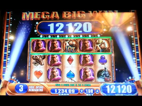 Laredo *MEGA* BIG WIN! Bonus + Progressive Hit WMS Slot Machine