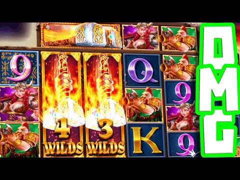 The Power of Thor 🔥 Megaways Slot Mega BIG WIN 😱 HUGE HAMMERS Max Spins and Big Bonus Buys‼️