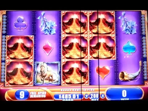 SUPER BIG WIN! Nordic Spirit Bonus WMS Slot Machine