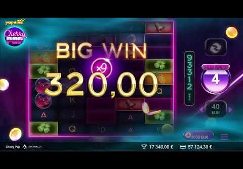 Casino – New slot Cherry pop – Bonus –  Super session – Record 94000€