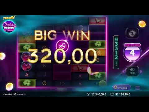 Casino – New slot Cherry pop – Bonus –  Super session – Record 94000€