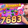 NEW RECORD WIN x7683 SWEET BONANZA SLOT | ONLINE CASINO STREAMERS TOP 5 WINS