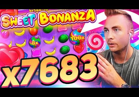 NEW RECORD WIN x7683 SWEET BONANZA SLOT | ONLINE CASINO STREAMERS TOP 5 WINS