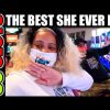 The Best Back Up Spin She Ever Had…Huge Win At The Casino!!!