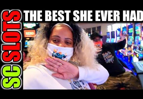 The Best Back Up Spin She Ever Had…Huge Win At The Casino!!!