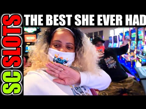 The Best Back Up Spin She Ever Had…Huge Win At The Casino!!!