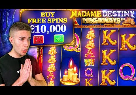 €10,000 BONUS BUY ON MADAME DESTINY MEGAWAYS SLOT ft. Banksy