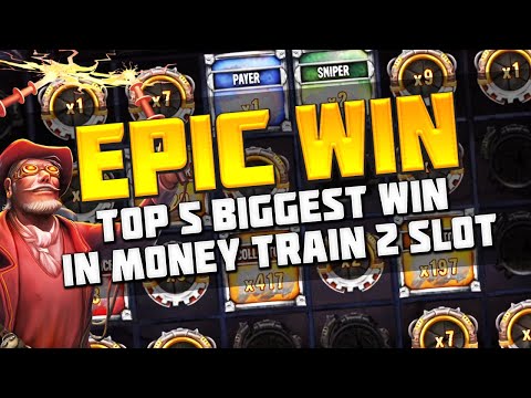 Top 5 Biggest win in Money Train 2 slot | Big wins from streamers casino twitch