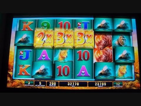 Raging Rhino HANDPAY JACKPOT!!!!!!! Slot Machine Buffalo Inspired BIG GIANT HUGE MEGA BIG WIN