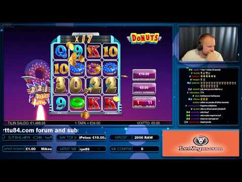 Super Big Win From Donuts Slot!!